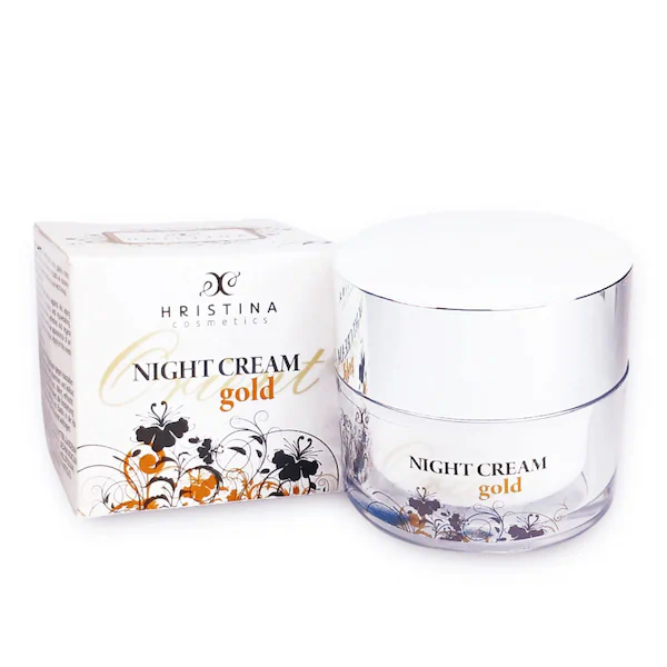 Anti-aging natuurlijke Nachtcrème Goud