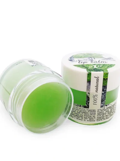 Natuurlijke verzorgende en hydraterende mint lippenbalsem