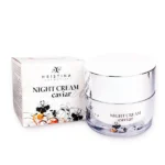 Kaviaar Anti-Aging Nachtcrème tegen Rimpels & Huidverslapping met Collageen & Retinol
