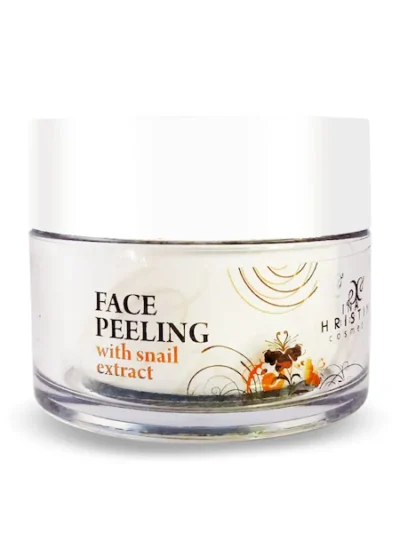 natuurlijke slakken gezichtspeeling