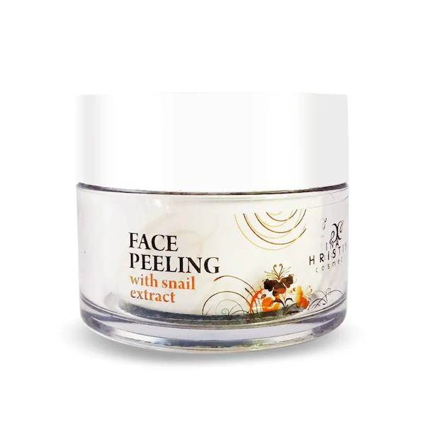 natuurlijke slakken gezichtspeeling