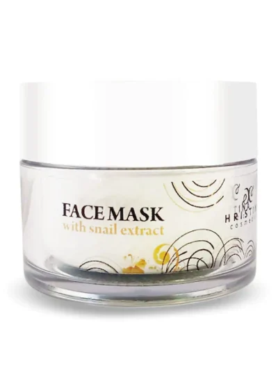 natuurlijke slakkenslijm gezicht masker