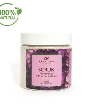 Lilac-masker: Natuurlijke scrub en peeling voor vette en onzuivere huid