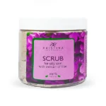 Hristina Lilac Facial Scrub Peeling – Zuiverende Scrub voor Vette & Onzuivere Huid