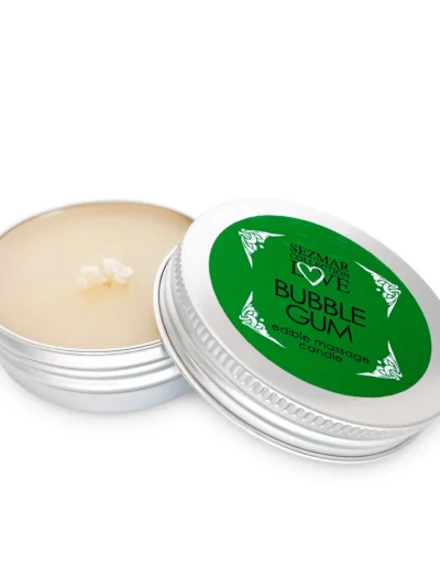 Sezmar Love massagekaars Bubble Gum 30 ml in blikje