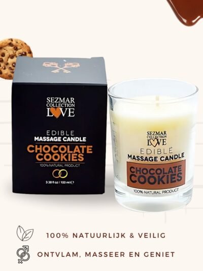 Sezmar Love massagekaars Chocolate Cookies 100 ml met doos