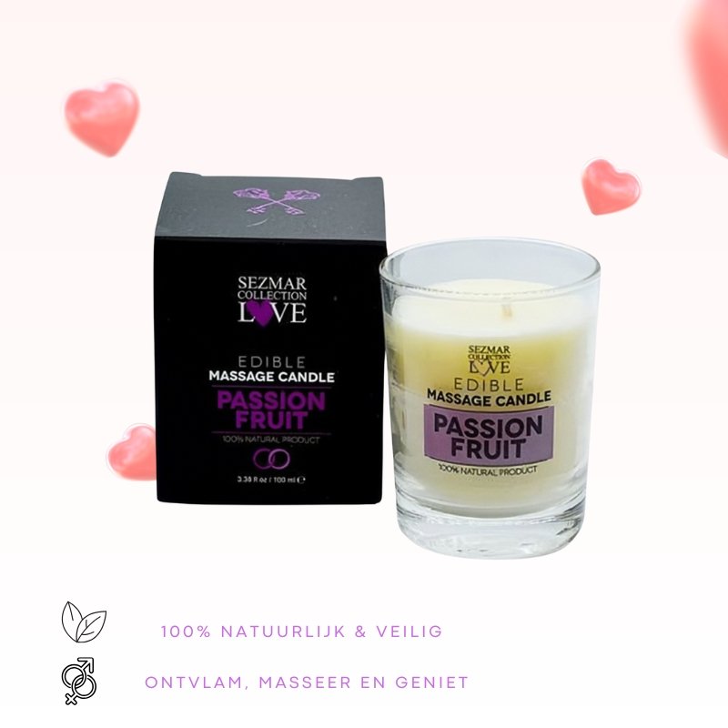 Sezmar Love massagekaars Passion Fruit 100 ml met doos