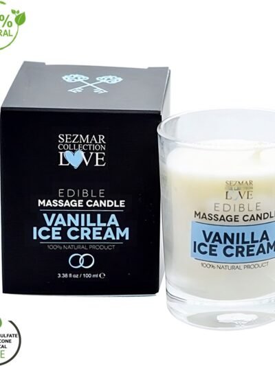 Sezmar Love massagekaars Vanilla Ice Cream 100 ml met doos