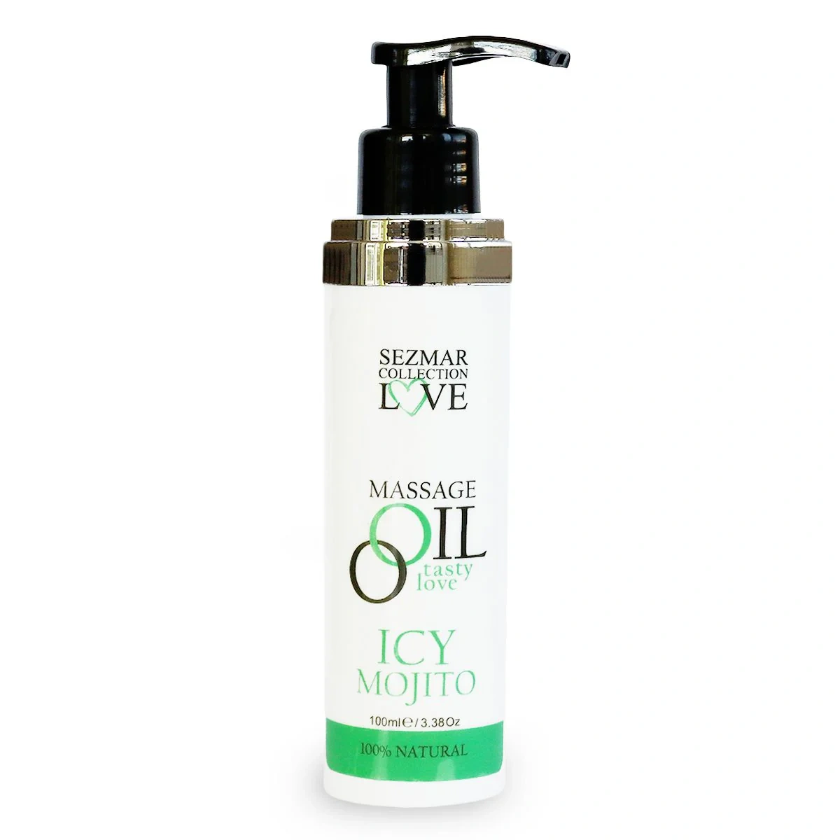 Sezmar Love massageolie Icy Mojito 100 ml pompflacon