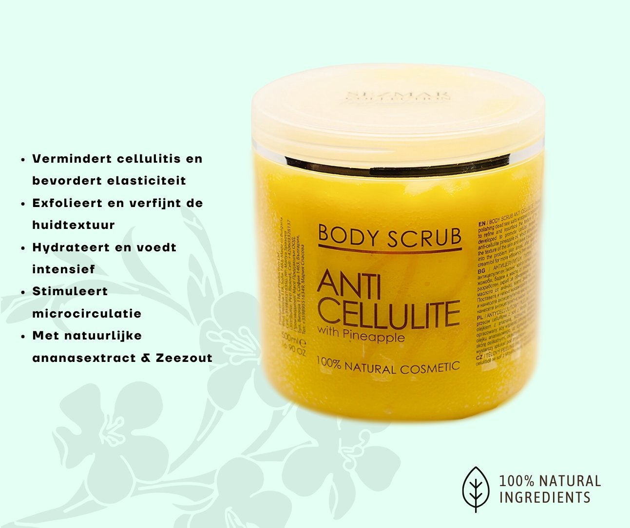Sezmar Professional anti cellulite scrub met ananas 500 ml
